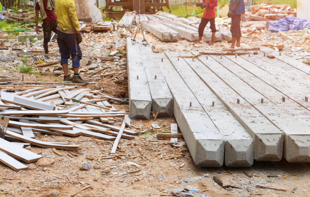 Pressed Concrete Pilings